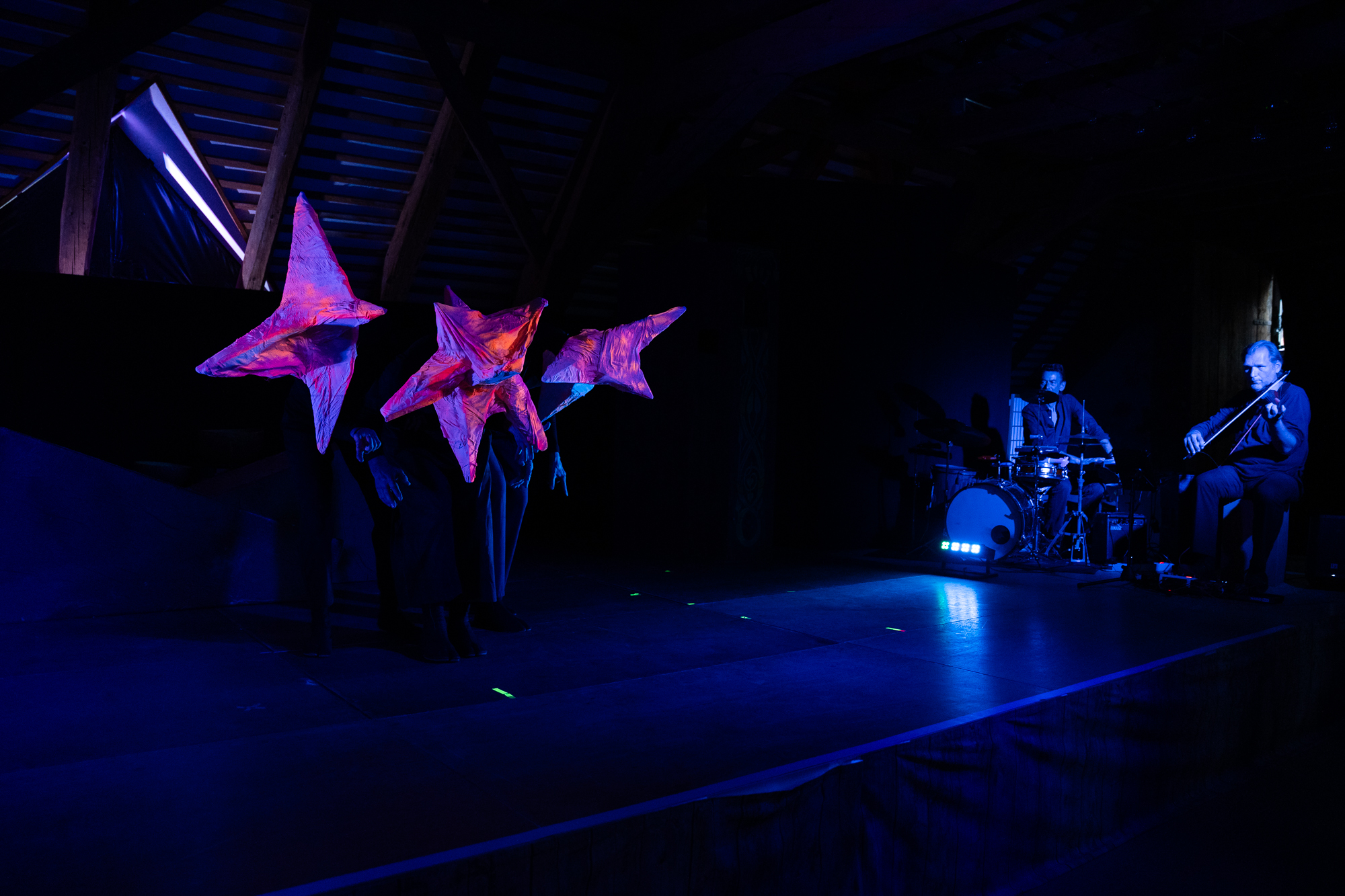 #theater #theaterrab #surrealism #randomactsofbeauty 
 #maskentheater  #aurora #masktheatre #visualpoetry #masksandmusic #changethruart #zukunst #paradigmawechsel #felixborel #rokuijpers #nachhaltigkeit #artandnature #naturtheater ©FotoJenniferRohrbacher